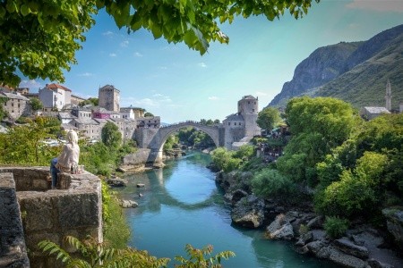 Bosna a Hercegovina s koupáním u moře i vodopádů