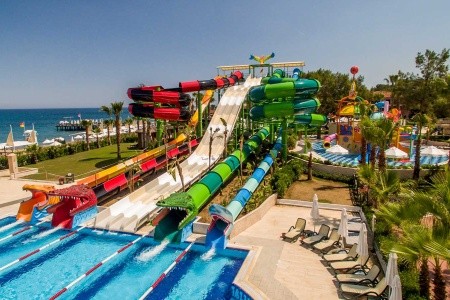 Crystal Flora Beach Resort - Turecko letecky v srpnu na pláži