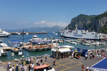 Neapolský záliv - letecky - 2