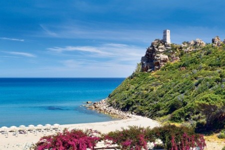 Torre Salinas Beach, Itálie, Sardinie / Sardegna