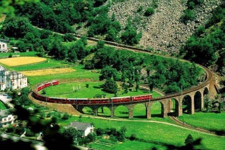 Vinice, palmy a jezera pod horskými štíty s jízdou Bernina Express a ledovcem Diavolezza - 4