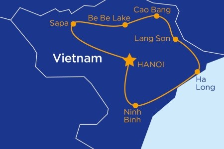 Panenskou Krajinou Severního Vietnamu, Vietnam, 