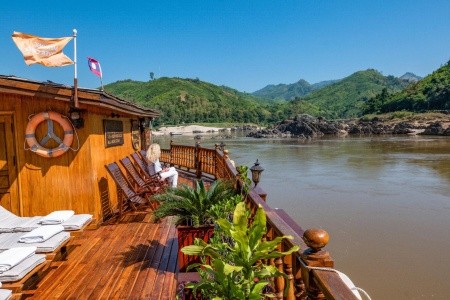 Fascinující plavba butikovou říční lodí po Mekongu, Vietnam, 