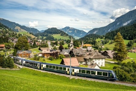 Horským expressem pod Mont Blanc - Ženeva 2023 - Švýcarsko