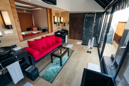 Maldivy  Adaaran Prestige Vadoo 6 dňový pobyt All Inclusive Letecky Letisko: Praha August 2026 ( 3/08/26- 8/08/26)