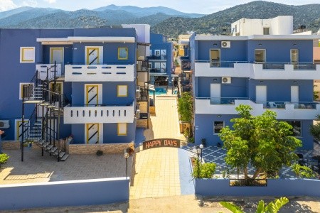 Grécko Kréta Happy Days Studios 8 dňový pobyt Raňajky Letecky Letisko: Praha July 2026 (27/07/26- 3/08/26)