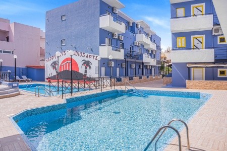 Grécko Kréta Happy Days Studios 8 dňový pobyt Raňajky Letecky Letisko: Praha July 2026 (27/07/26- 3/08/26)