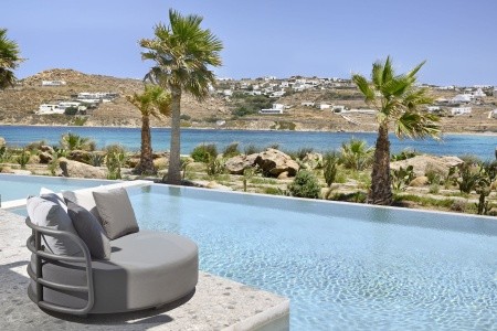 Grécko Mykonos Aeonic Suites & Spa 6 dňový pobyt Raňajky Letecky Letisko: Viedeň September 2026 ( 9/09/26-14/09/26)