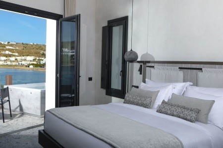 Grécko Mykonos Aeonic Suites & Spa 6 dňový pobyt Raňajky Letecky Letisko: Viedeň September 2026 ( 9/09/26-14/09/26)