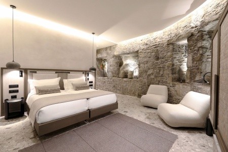 Grécko Mykonos Aeonic Suites & Spa 6 dňový pobyt Raňajky Letecky Letisko: Viedeň September 2026 ( 9/09/26-14/09/26)
