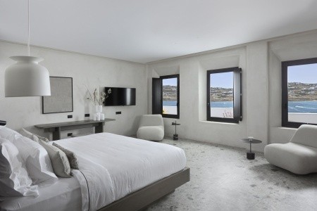 Grécko Mykonos Aeonic Suites & Spa 6 dňový pobyt Raňajky Letecky Letisko: Viedeň September 2026 ( 9/09/26-14/09/26)