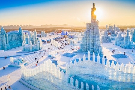 Zimní Čína a její ledové království