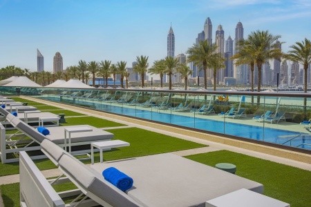 Spojené arabské emiráty Dubaj Hilton Dubai Palm Jumeirah 5 dňový pobyt Polpenzia Letecky Letisko: Praha apríl 2025 (19/04/25-23/04/25)