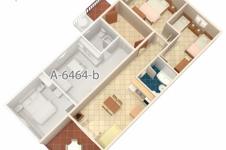 Apartmány 3298-1666 - 6