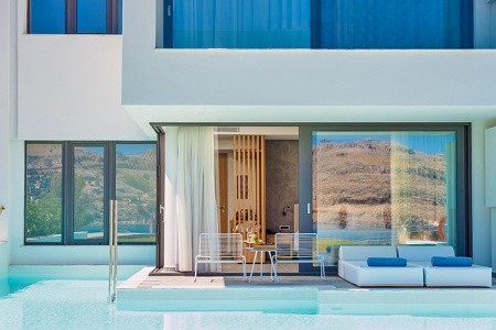 Grécko Rodos Lindos Grand Resort & Spa 11 dňový pobyt Polpenzia Letecky Letisko: Praha June 2026 (24/06/26- 4/07/26)