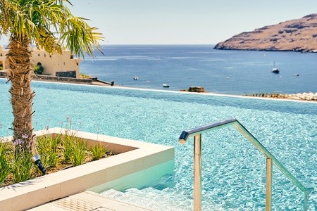 Grécko Rodos Lindos Grand Resort & Spa 11 dňový pobyt Polpenzia Letecky Letisko: Praha June 2026 (24/06/26- 4/07/26)