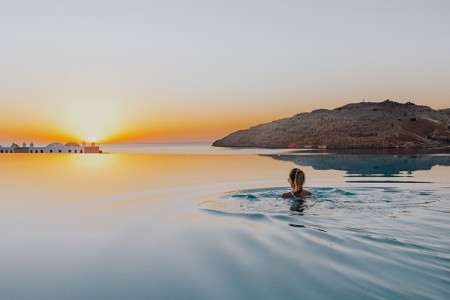 Grécko Rodos Lindos Grand Resort & Spa 11 dňový pobyt Polpenzia Letecky Letisko: Praha June 2026 (24/06/26- 4/07/26)