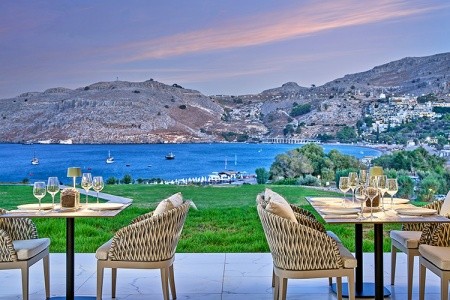 Grécko Rodos Lindos Grand Resort & Spa 11 dňový pobyt Polpenzia Letecky Letisko: Praha June 2026 (24/06/26- 4/07/26)