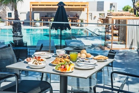 Grécko Kréta Eliros Mare Beachfront Poem 15 dňový pobyt Polpenzia Letecky Letisko: Praha July 2026 (18/07/26- 1/08/26)