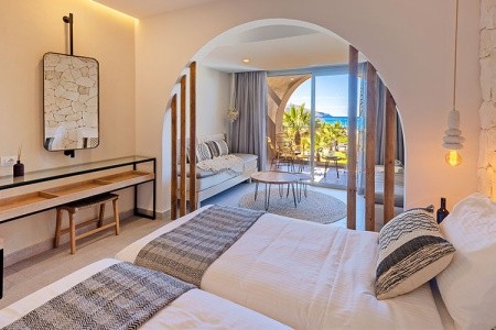 Grécko Kréta Eliros Mare Beachfront Poem 15 dňový pobyt Polpenzia Letecky Letisko: Praha July 2026 (18/07/26- 1/08/26)