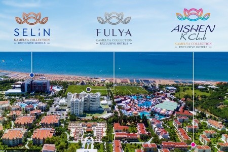 Turecko Side Fulya Kamelya Collection Exclusive 6 dňový pobyt Ultra All inclusive Letecky Letisko: Praha July 2026 ( 7/07/26-12/07/26)
