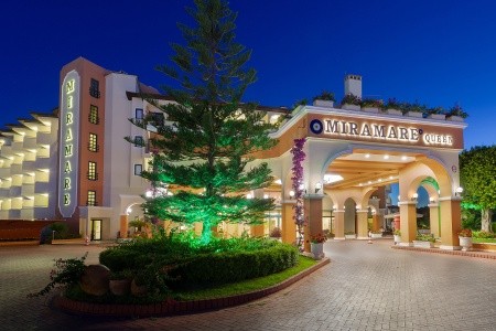 Turecko Side Miramare Queen & Beach 9 dňový pobyt Ultra All inclusive Letecky Letisko: Praha July 2026 (29/07/26- 6/08/26)