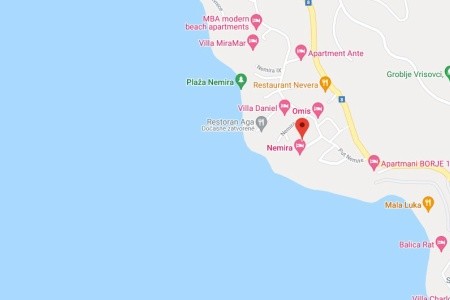 Chorvátsko Omiš Apartmány Nemira 10 dňový pobyt Polpenzia Autobus June 2026 (26/06/26- 5/07/26)