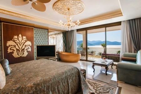 Turecko Bodrum The Plaza Bodrum 15 dňový pobyt All Inclusive Letecky Letisko: Praha August 2026 (25/08/26- 8/09/26)