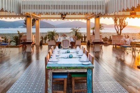 Turecko Bodrum The Plaza Bodrum 15 dňový pobyt All Inclusive Letecky Letisko: Praha August 2026 (25/08/26- 8/09/26)