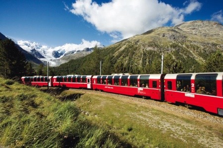 Bernina Express a parní zubačka na Rigi - 1