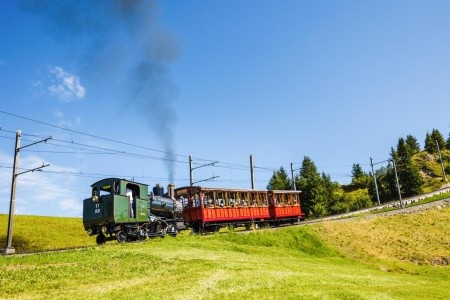 Bernina Express a parní zubačka na Rigi - 2
