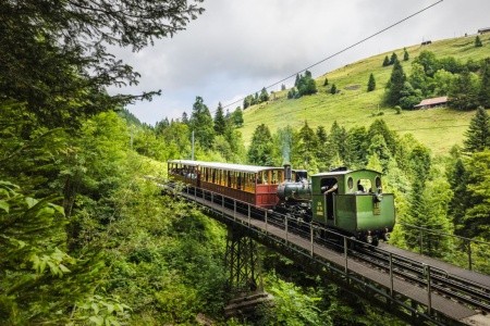 Bernina Express a parní zubačka na Rigi - 5