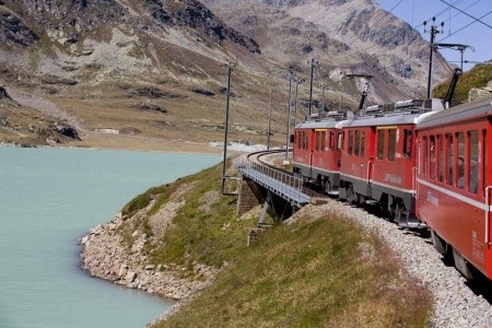 Švýcarské železnice UNESCO a zubačka na Monte Generoso - 7