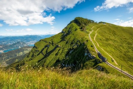 Švýcarské železnice UNESCO a zubačka na Monte Generoso - 13