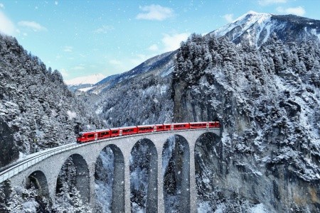 Zasněžené Alpy trasou Bernina a Glacier Expressu - 9