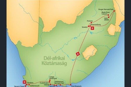 Dél-Afrika körutazás 13 nap / 10 éj