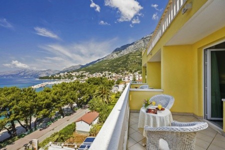 Chorvátsko Makarská riviéra Villa Bacchus 9 dňový pobyt Raňajky Letecky Letisko: Praha September 2025 (25/09/25- 3/10/25)