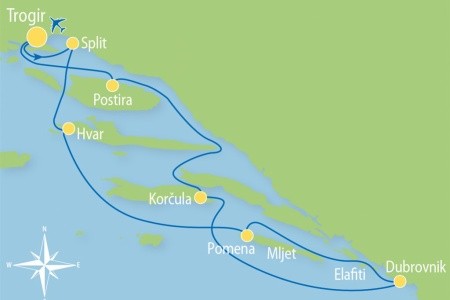Plavba Mezi Tisíci Ostrovy Trogir