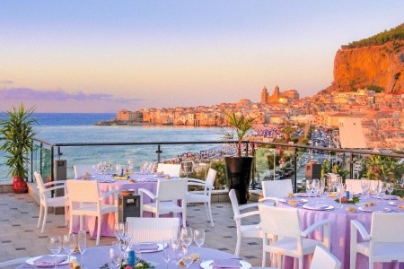 Taliansko Sicília Cefalu Sea Palace 10 dňový pobyt Raňajky Letecky Letisko: Viedeň October 2025 (30/10/25- 8/11/25)