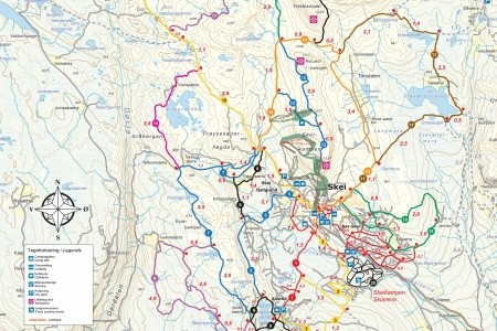 ZIMNÍ NORSKO - SKEIKAMPEN, ráj běžkařů, též sjezdovky - 7