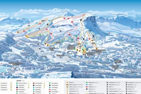 ZIMNÍ NORSKO - SKEIKAMPEN, ráj běžkařů, též sjezdovky - 11