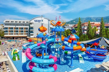 Turecko Alanya Blue Wave Suite 8 dňový pobyt All Inclusive Letecky Letisko: Praha June 2026 (29/06/26- 6/07/26)