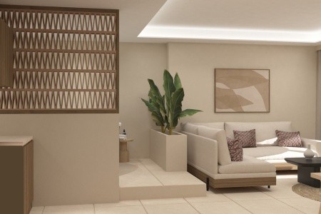 Grécko Kréta The Noverian Antama, Organic Beach Resort Chania 15 dňový pobyt Polpenzia Letecky Letisko: Praha June 2026 (17/06/26- 1/07/26)