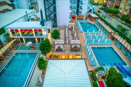 Turecko Alanya Club Big Blue Suite 12 dňový pobyt All Inclusive Letecky Letisko: Praha September 2025 (24/09/25- 5/10/25)