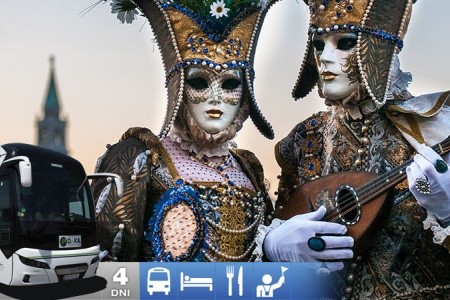 Slávny benátsky karneval aj s ubytovaním
