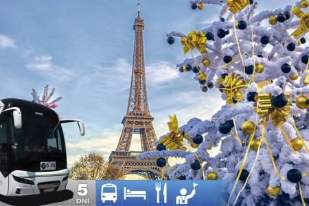 5-dňový adventný zájazd do Paríža