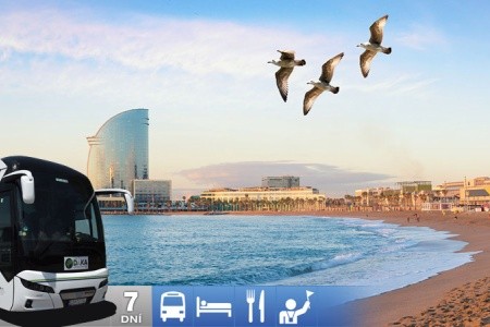 7-dňový autobusový zájazd do Barcelony, Nice a Monaka