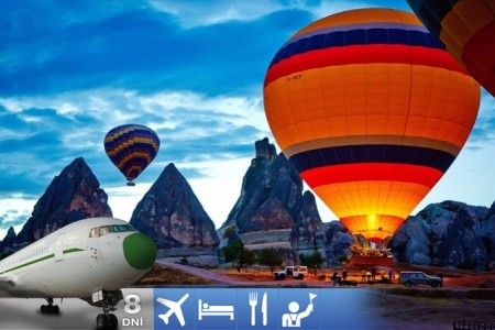 8 dňový poznávací letecký zájazd do Cappadocia a orientálny Istanbul