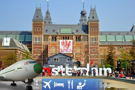4-dňový letecký zájazd do Amsterdamu