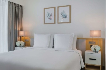 Spojené arabské emiráty Ras Al Khaimah Mövenpick Resort Marjan Island (Ras Al Khaimah) 11 dňový pobyt Polpenzia Letecky Letisko: Praha April 2026 (25/04/26- 5/05/26)